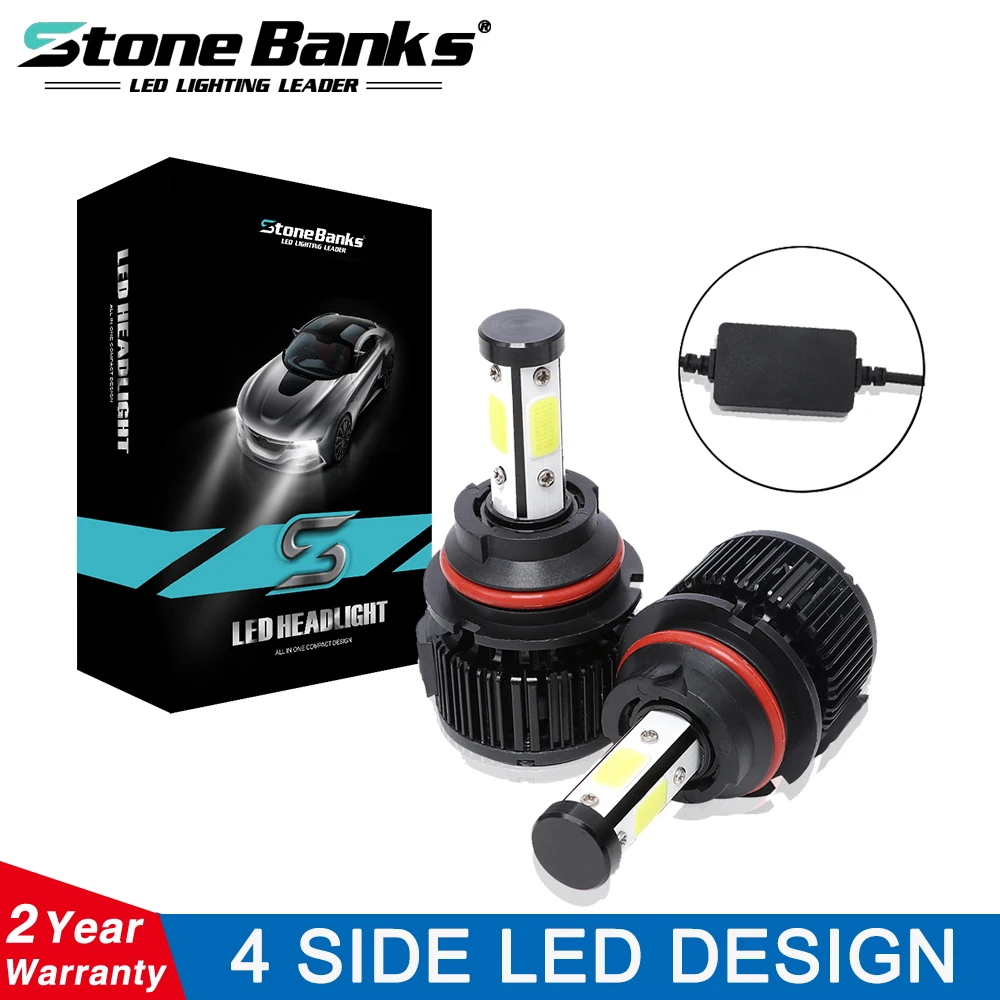 Stone Banks H7 H4 H1 H11 H8 H9 H16 9005 HB3 9006 HB4 H3 HIR2 H13 9004 HB1 9007 HB5 светодиодный фар автомобиля