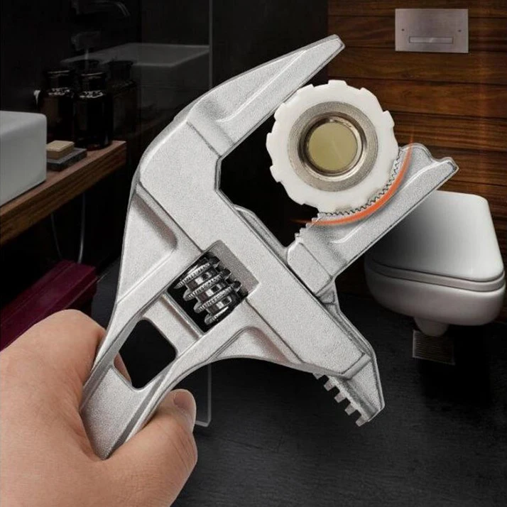 Регулируемый ключ дюймовый стандарт 16 68 мм Алюминий кнопка из сплава короткая