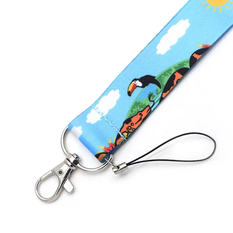 Survival Outdoors Toucan ремень подвесной шейный брелок с лентой ID Card Pass телефон Lanyards