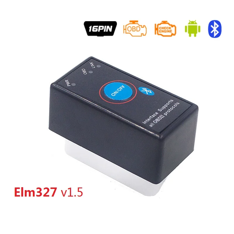 Elm327 Bluetooth WIFI IOS V1.5 OBD2 Elm 327 Wifi OBD 2 Car Auto Diagnostic-Tool Scanner Elm-327 MINI OBDII Adapter obd scanner