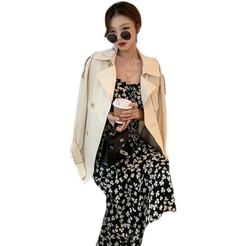 

Internet Celebrity Fried Street 2021 New Summer Sleeveless Split Dress Women's Slim Fit Slim Looking Base Floral Skirt Ins