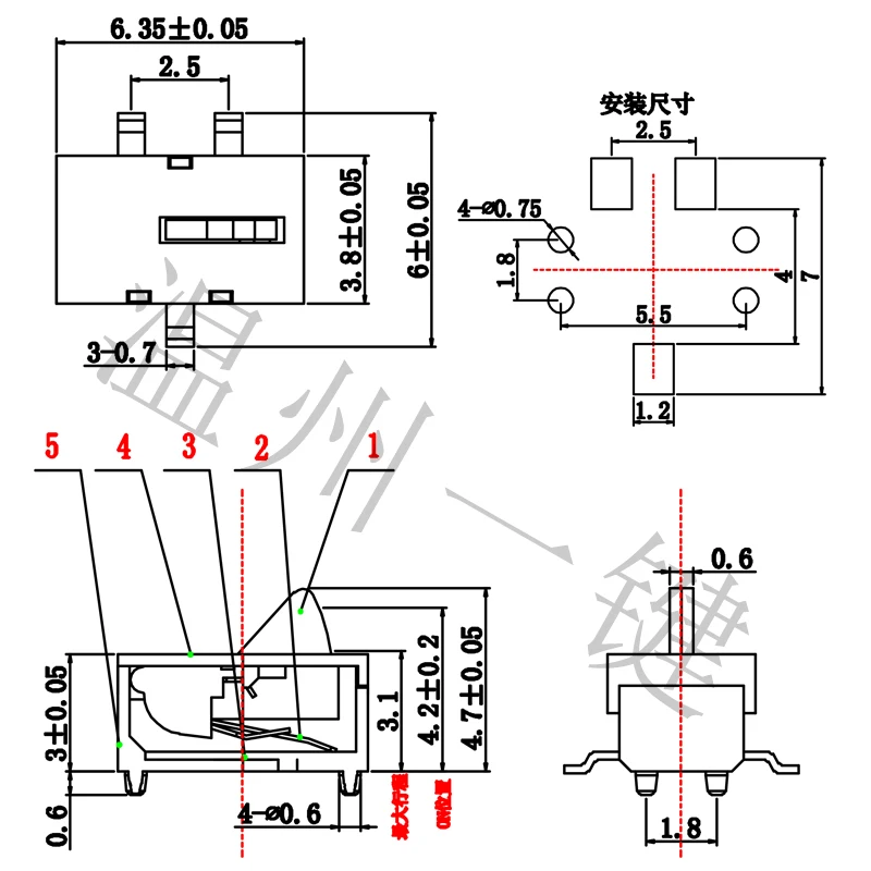 10 шт. треугольный концевой выключатель | Обустройство дома