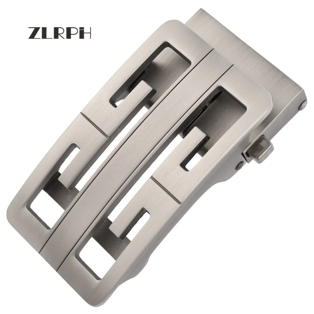 

Ремень ZLRPH мужской из натуральной кожи, модный пояс с автоматической пряжкой, для джинсов