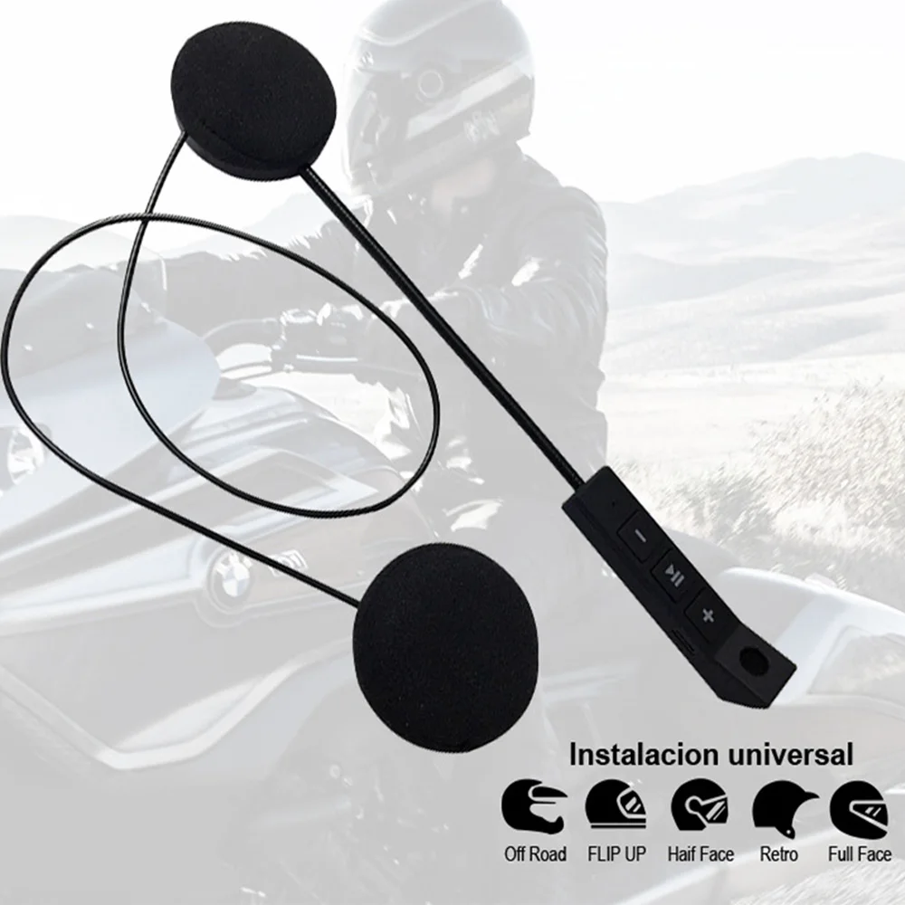 Motorcycle Helmet Earphone Wireless Moto Headset Headphone Speaker Handsfree Music For MP3 MP4 Smartphone | Автомобили и