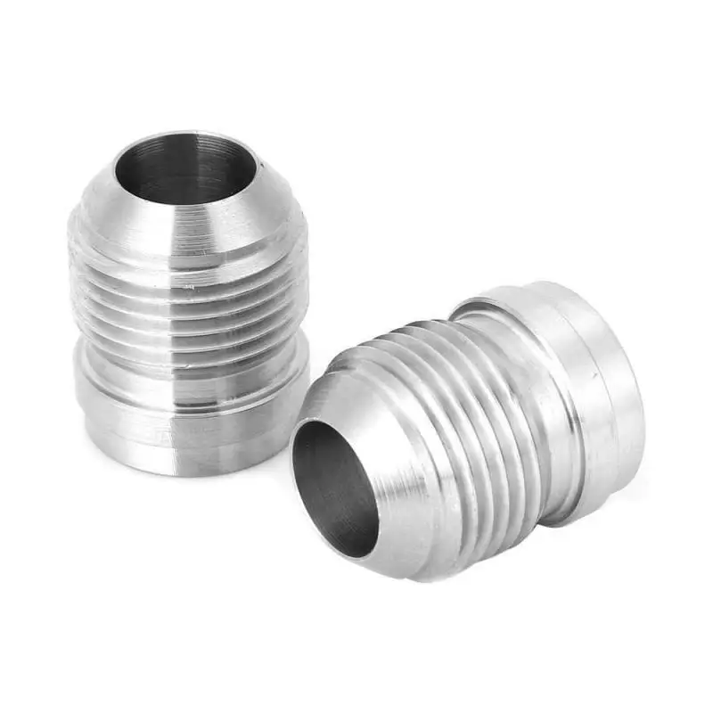 

AN10 Fuel Supply System Auto Replacement Parts 1pcs Fuel Inject Aluminum Weld Fitting Bung Male Adapter - 10 AN