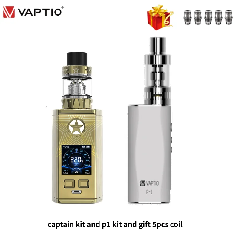 Электронная сигарета Vaptio Captain с 220 Вт модом 2 0 электронная баком резьбой 510 |