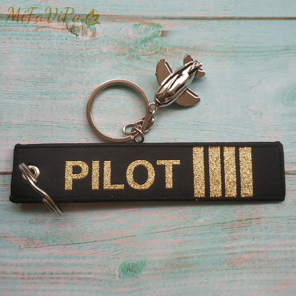 MiFaViPa модный брелок для ключей пилотов Porte Woven Flight Crew подарок авиационный с 1 шт.