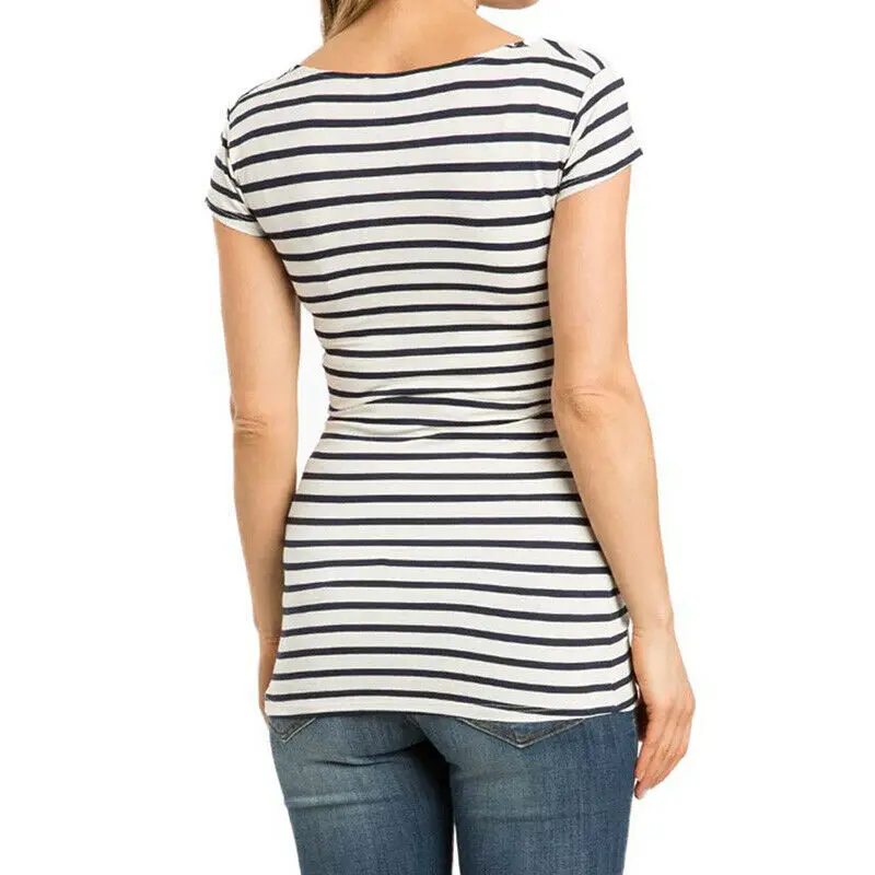 Повседневная Женская одежда для беременных топы кормления грудью Футболка