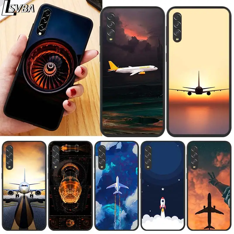 

Airplane At The Sunrise for Samsung Galaxy A90 5G A80 A70S A70 A60 A50 A50S A40 A30S A20S A20E A20 A2 Core A10 Phone Case