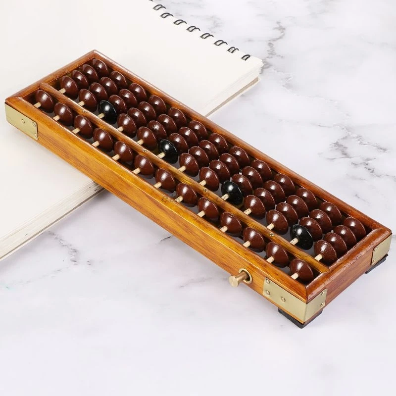 Портативная китайская колонка с 13 цифрами Abacus арифметические счеты соробан
