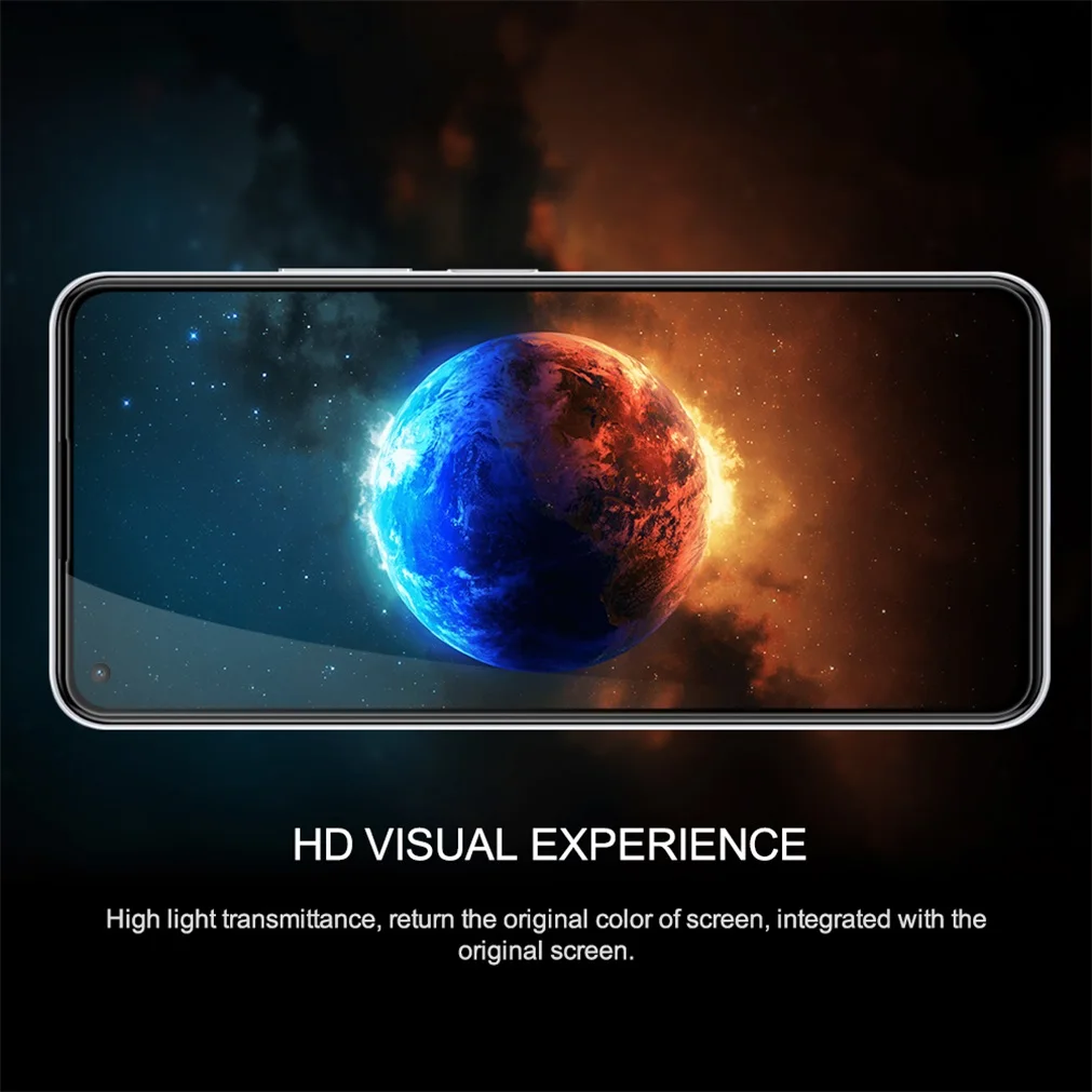Для Xiaomi Mi 11 Lite 4G 5G NE закаленное стекло с полным клеем Nillkin CP + PRO противовзрывная