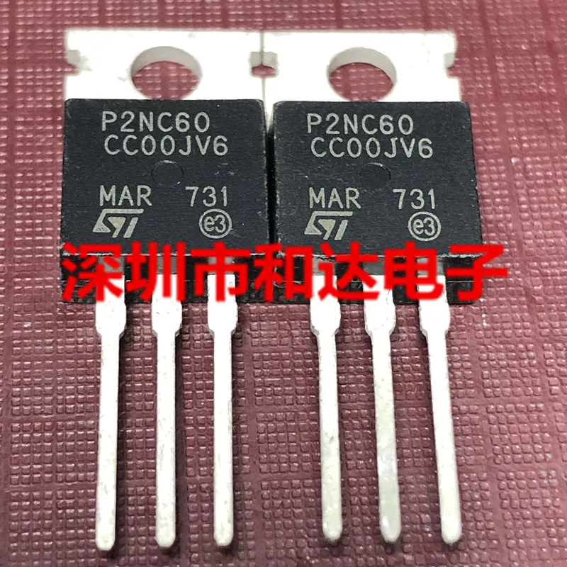 5 шт. P2NC60 STP2NC60 220 600V 1.9A|Регуляторы напряж./стабилизаторы| |