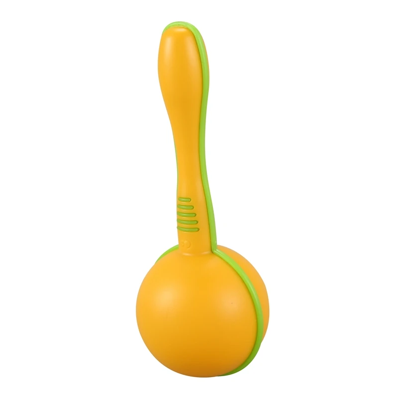 Желтое пластиковое яйцо Maraca искусственный ритм игрушка инструмент для ребенка |