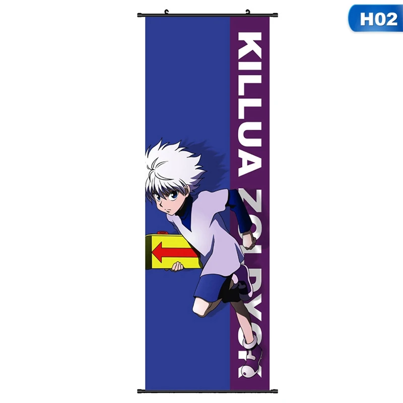 Настенный постер HUNTER x Gon Freecss Killua Zoldyck Аниме Манга HD 30*90 см|Рисование и каллиграфия|