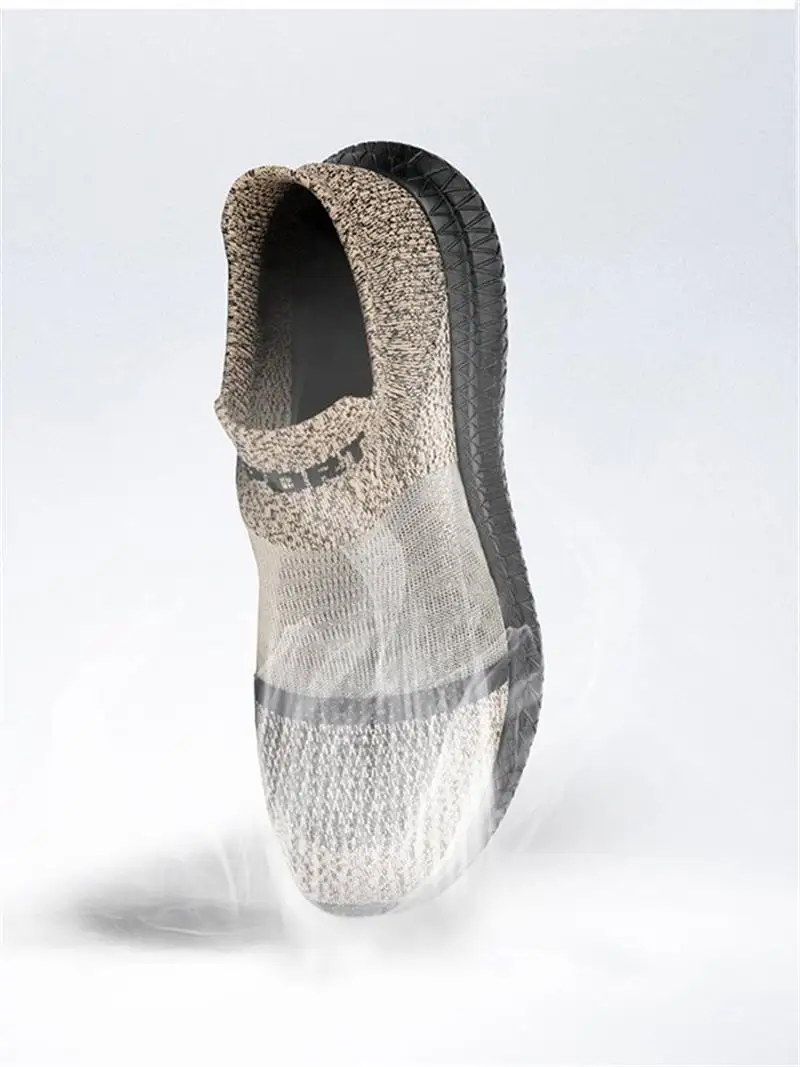 

2021 Summer Women Shoes Knitting Sock Women's Sneakers Slip on Shoes Lightweight Flat Women's Sports Shoes Plus Size Loafers