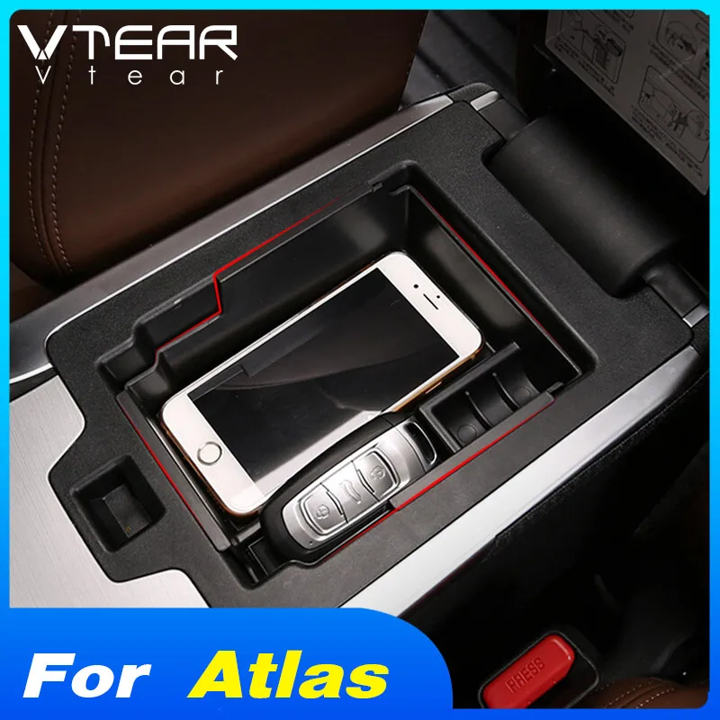 Vtear для Джили Атлас Geely Atlas Emgrand NL 3 Proton X70 ящик хранения в подлокотнике автомобиля