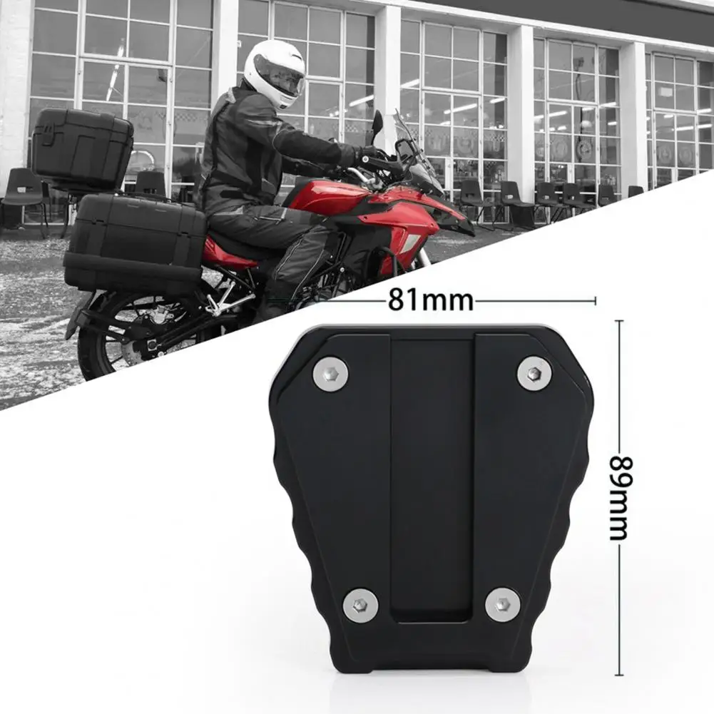 

Motorcycle Side Stand Enlarger CNC Aluminium Alloy Kickstand Extension Plate for Benelli TRK502