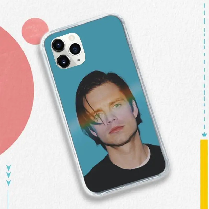 

Sebastian Stan hot famous actor Phone Case for iPhone 11 12 mini pro XS MAX 8 7 6 6S Plus X 5S SE 2020 XR luxury design shell