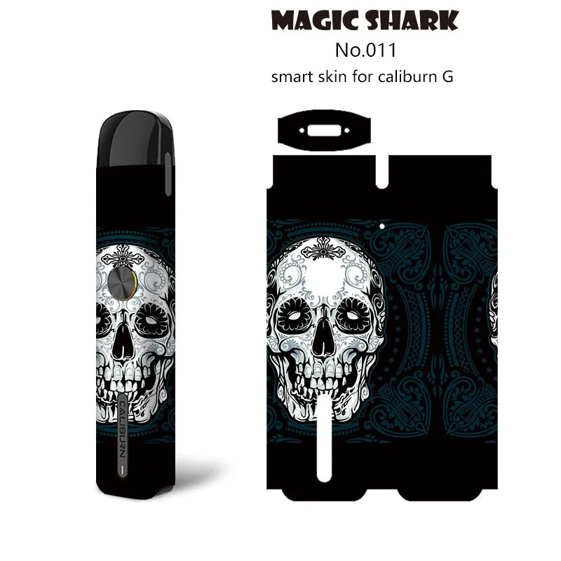 1 шт. Новинка 2.5D ПВХ не выцветает мультяшный череп дерево камень печать полностью