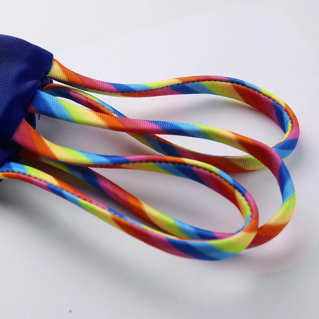 Летний женский купальник Радужный цветной бандаж бикини набор пуш ап