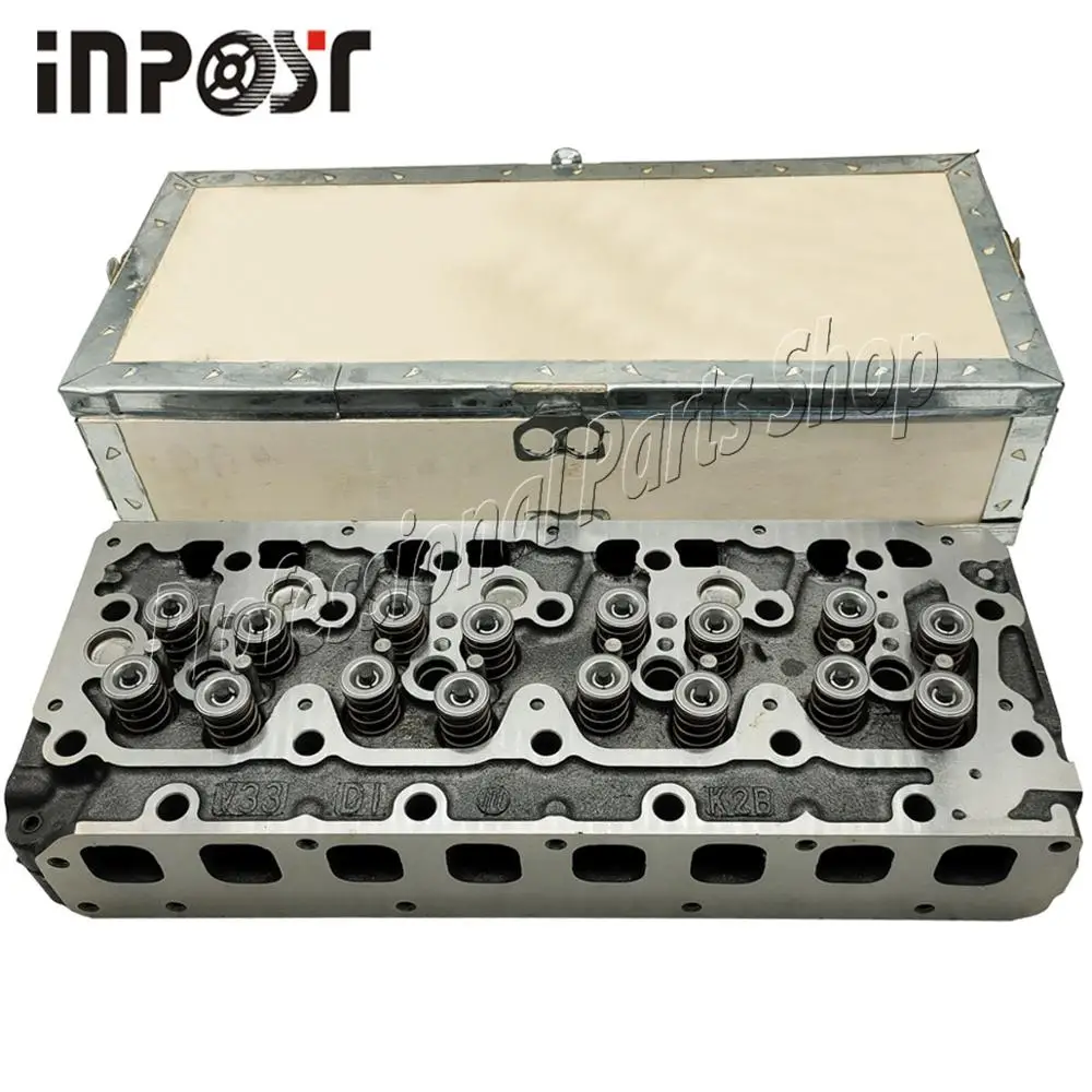 Новый V3300 V3300-DI 16V полный цилиндр с клапаном для двигателя Kubota | Автомобили и