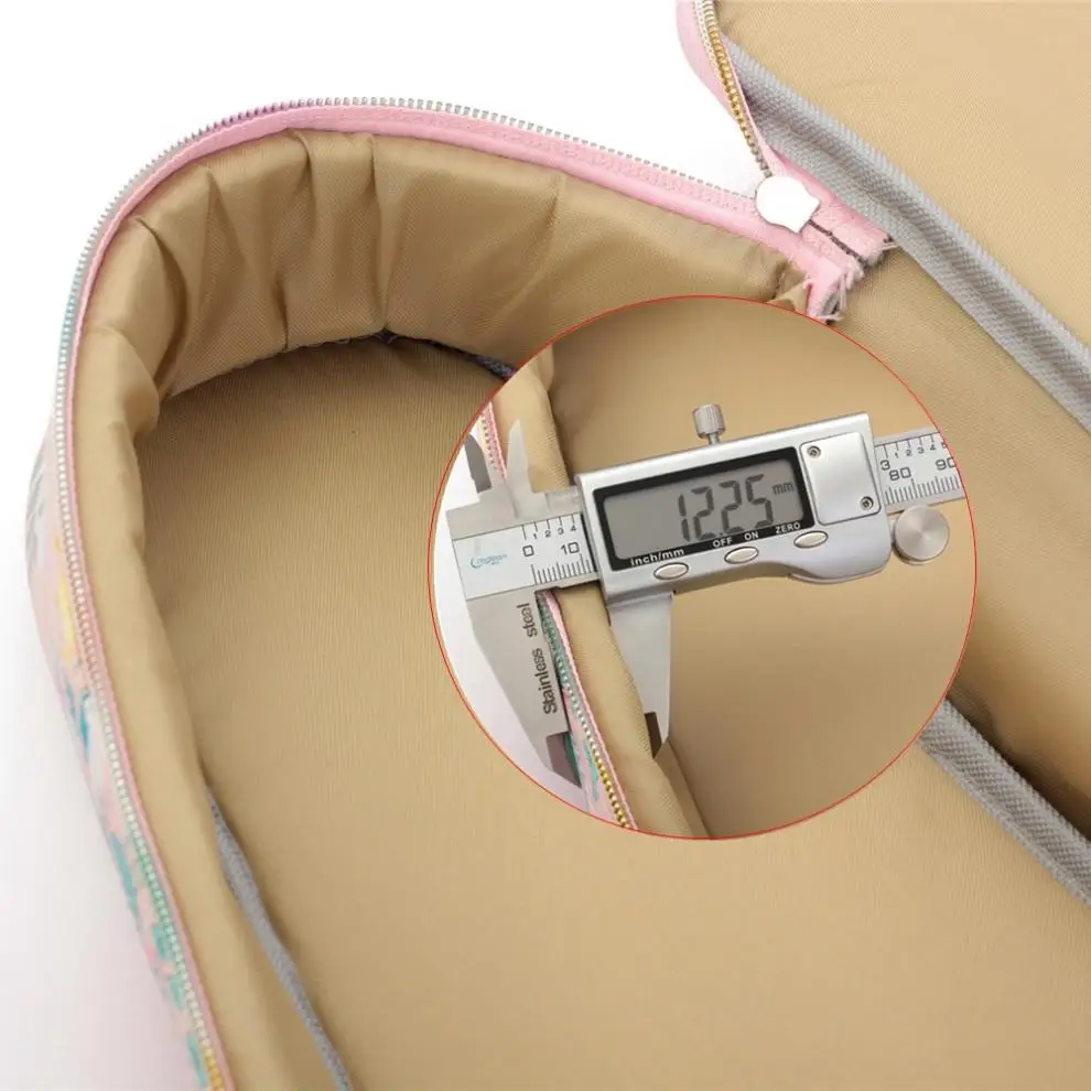 

21 / 23 Inch Flower Printed Leather Ukulele Bag 12mm Cotton Soft Case Gig Ukelele Mini Guitar Waterproof Backpack