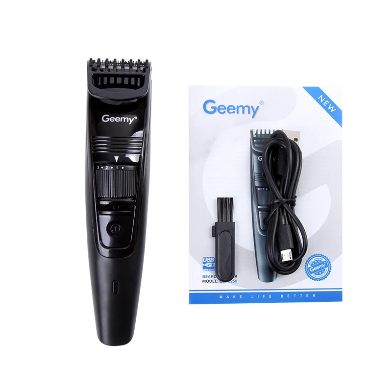 

Professional USB Rechargeable Hair Trimmer Hair Cutting Machine For Men Cordless Haircut Beard Clipper Cutter Shaving Machine