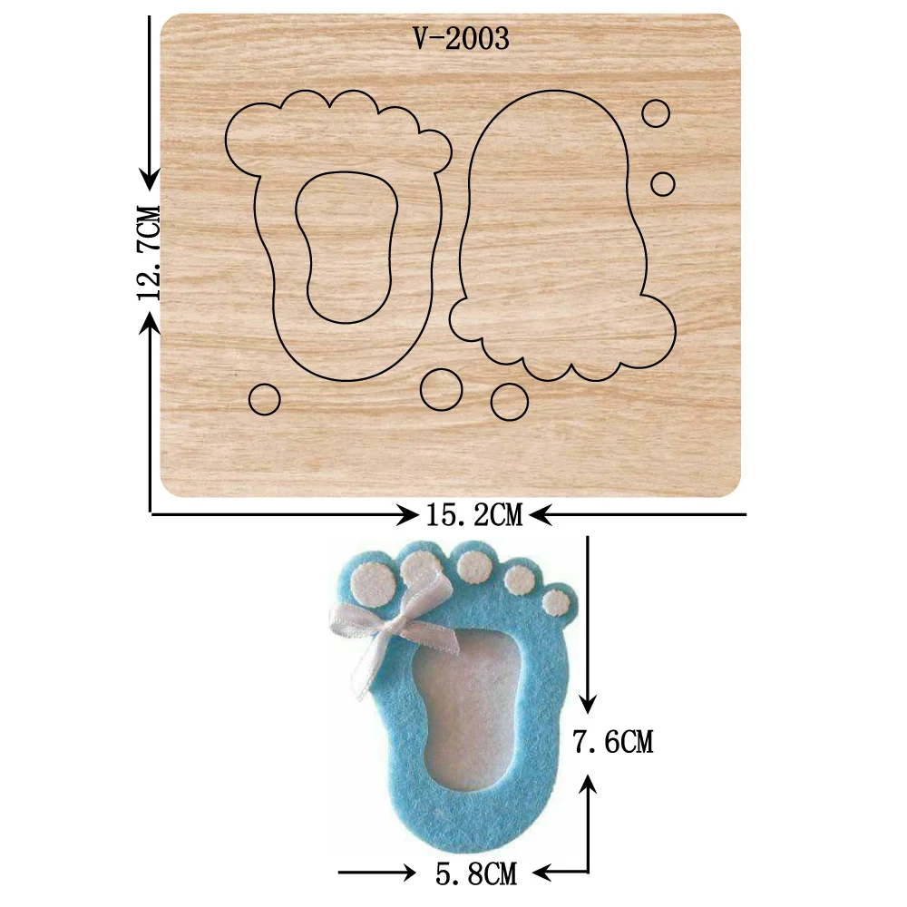 

New wooden dies cutting dies for scrapbooking Multiple sizes V-2003