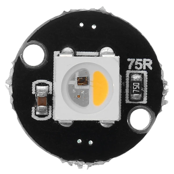 Круглая форма WS2812B SMD5050 RGBW RGBWW 4 в 1 светодиодный светильник чип-плата DC5V 1 шт. 8 шт. 12 шт. 16 шт. 24 шт. СВЕТОДИОДНЫЙ полноцветный модуль