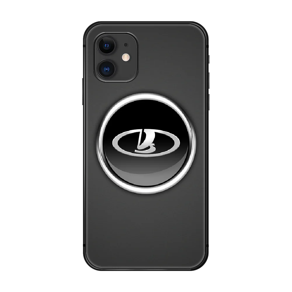 

LADA car logo Phone Case Cover Hull For iphone 5 5s se 2 6 6s 7 8 plus X XS XR 11 PRO MAX black coque tpu cell cover fashion