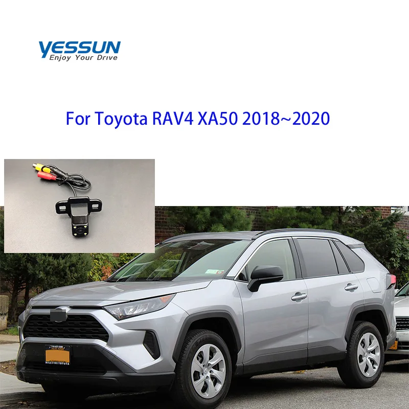 

Камера заднего вида Yessun 1270*720 для Toyota RAV4 RAV 4 XA50 2019 2020 RAV4 CCD/камера ночного видения/парковочная камера/подключаемый адаптер