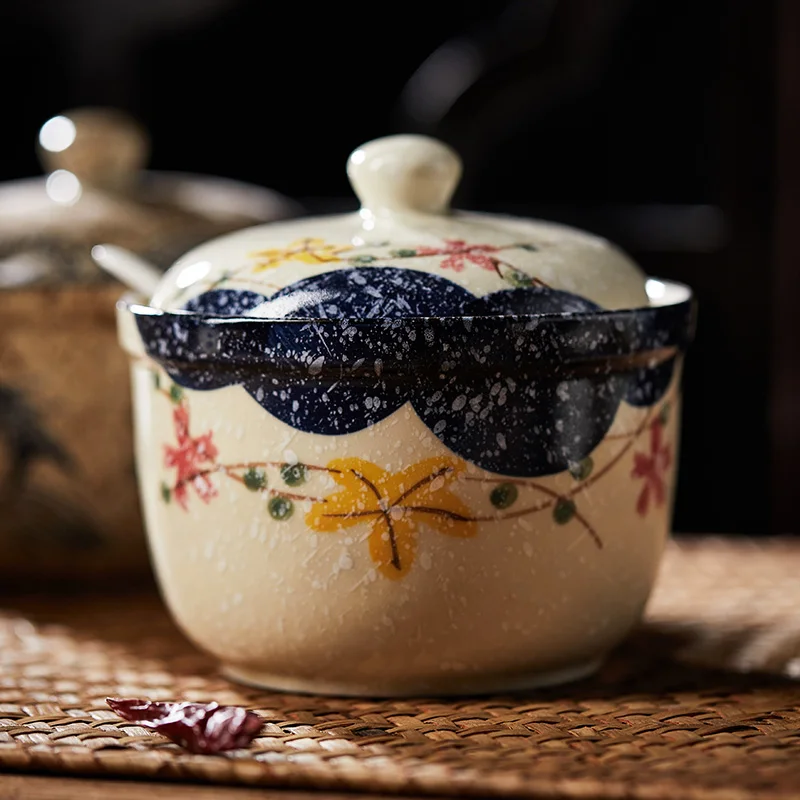 В японском стиле Керамика мелкая бытовая приправа со вкусовыми добавками