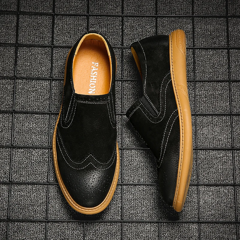 

Breathable Casual Shoes Men Casual Shoes Man Black Fashion 2020 Leather Leisure Zapatos Casuales Para Hombre Mens Loafers Flat