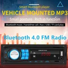 Автомагнитола kebidu 12 В, 1 Din, Bluetooth, громкая связь, автомобильный стерео MP3-плеер, поддержка In-dash, FM, MP3, USB, WMA, AUX, Автомобильный плеер
