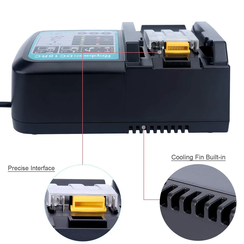 Быстрое зарядное устройство 14 4 В/18 в DC18RA \ RC 3A Быстрая зарядка для Makita BL1815 BL1830 SP99 |