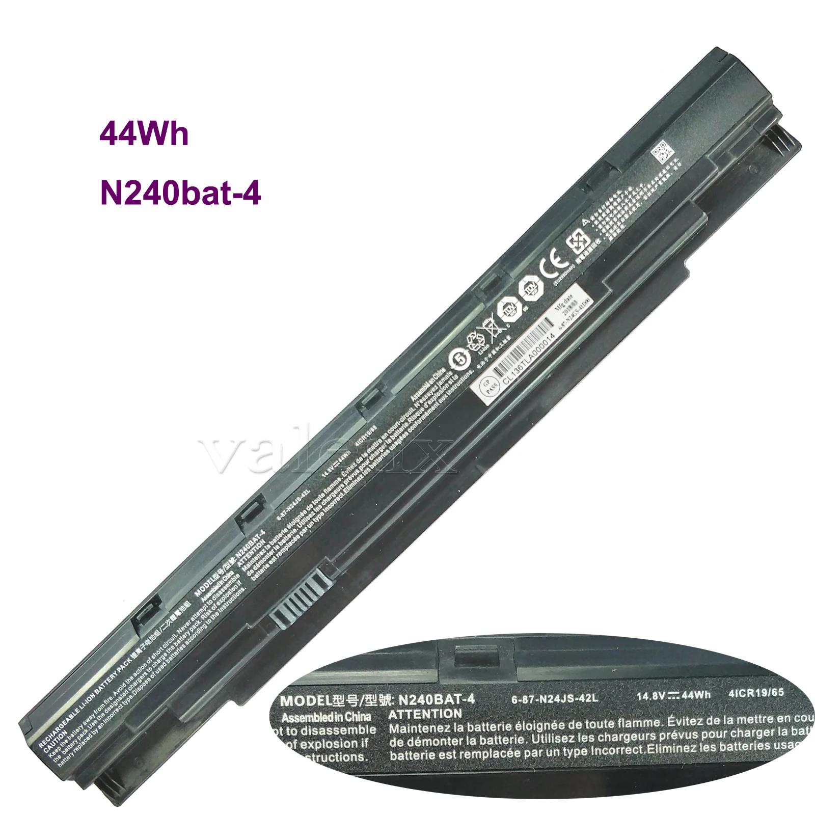 N240BAT-4 laptop battery for CLEVO N250LU N250JU N240BU N240JU for Sager NP3240 6-87-N24JS-42L3  6-87-N24JS42 for SCHENKER S406