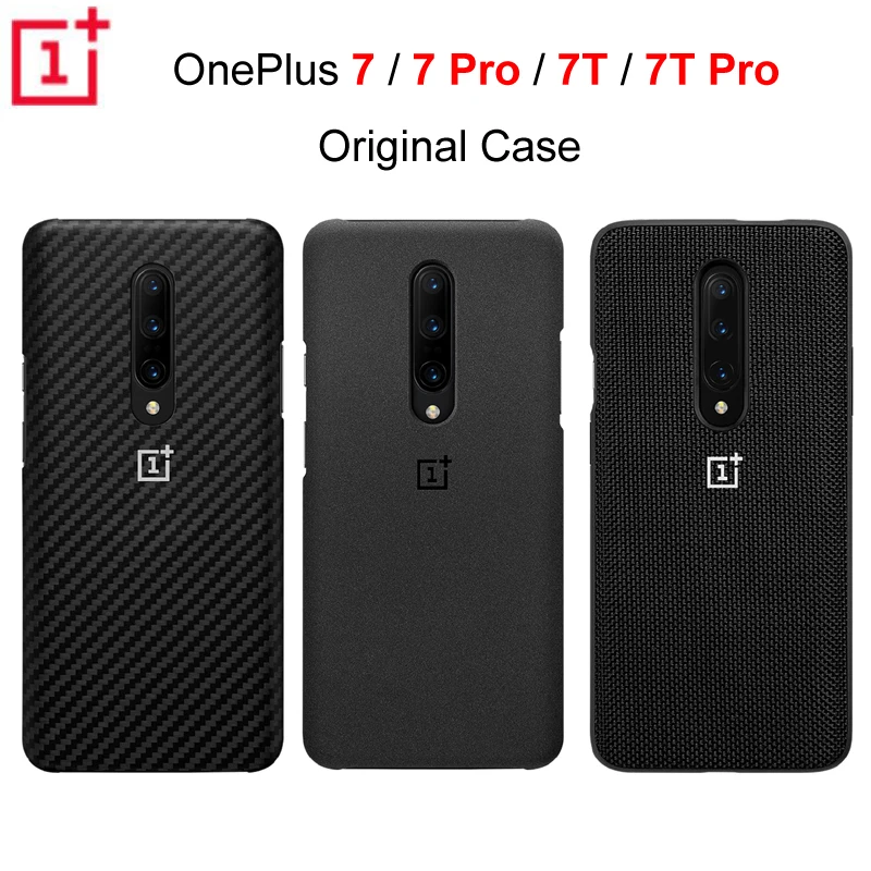 Оригинальный нейлоновый чехол для OnePlus 7 Pro 7T из углеродного песчаника|Бамперы| |