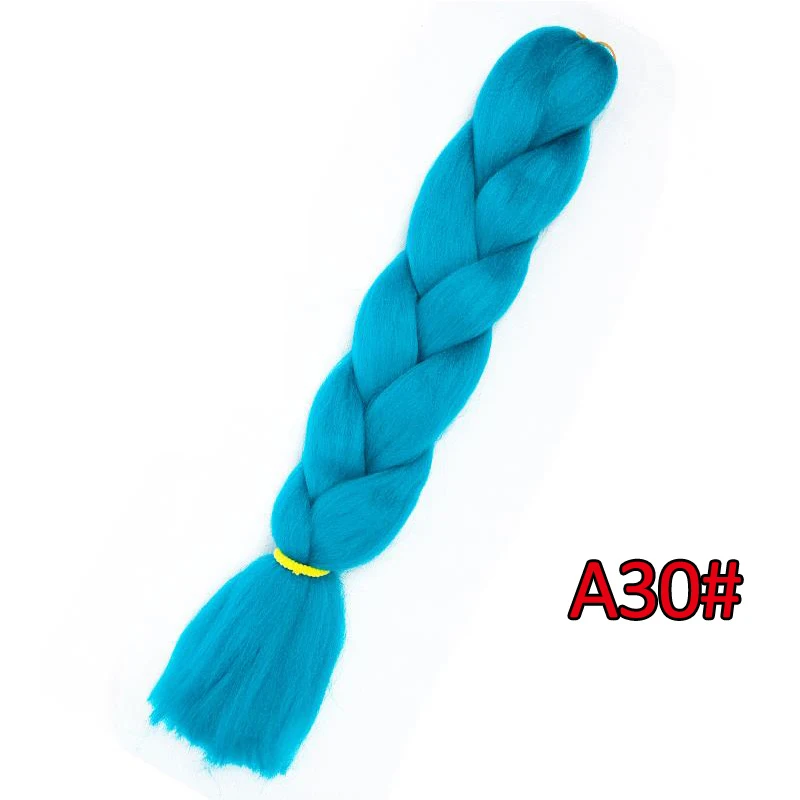 M1b/30# Энергичные огромные косички волосы Омбре вязанные крючком косички синтетические волосы для наращивания яки косички волосы блонд красный розовый - Цвет: M1b/30#