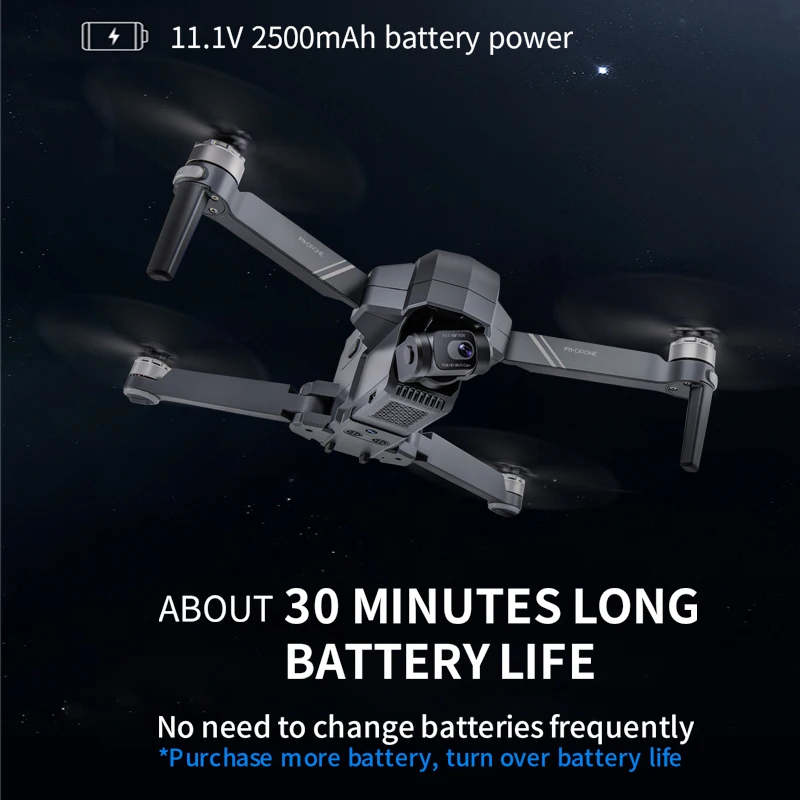 Профессиональная бесщеточная камера SG906 PRO 2 с дистанционным управлением 1500 м |