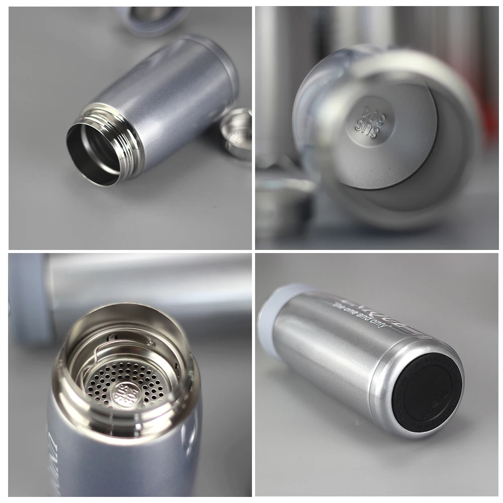 Продажа Мини-термос из нержавеющей стали, бутылка для воды 260/360 мл с изоляцией, сохраняет тепло и холод, вакуумная колба для кофе, кружки, дорожная ча...