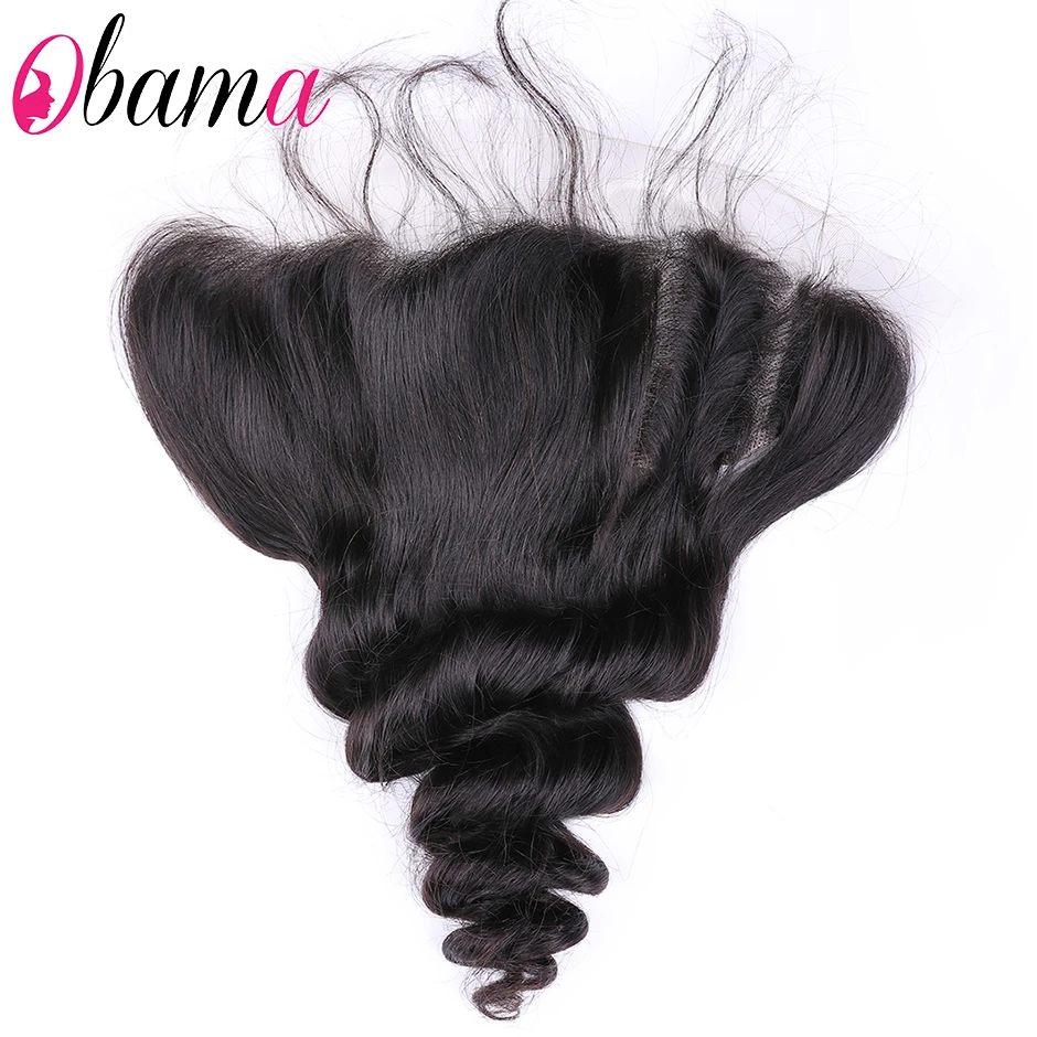 Свободные волнистые фронтальные волосы с пряди бразильские Реми 100% человеческие