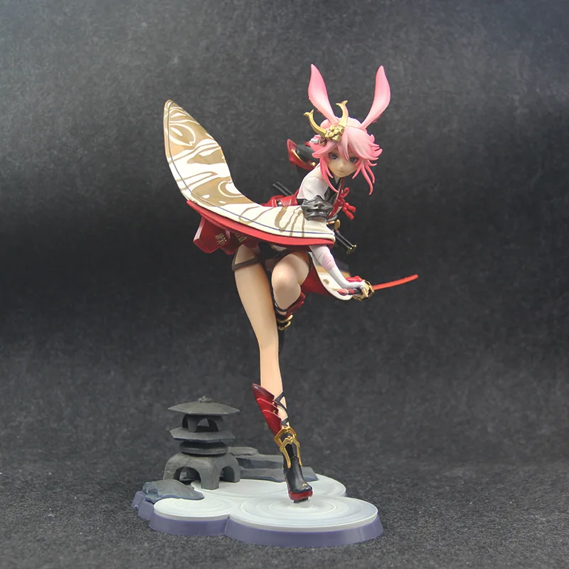 26 см Honkai Impact 3 Sakura Yae Heretic мини короткая антенна Miko аниме сексуальные девушки ПВХ