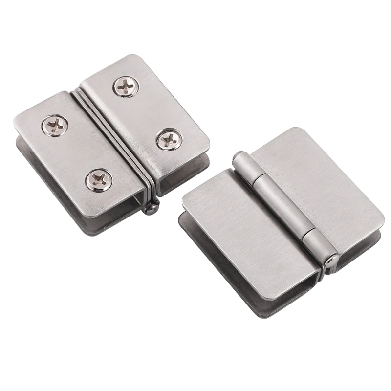 2 шт из нержавеющей стали стеклянные петли для стеклянных дверей зажим винного