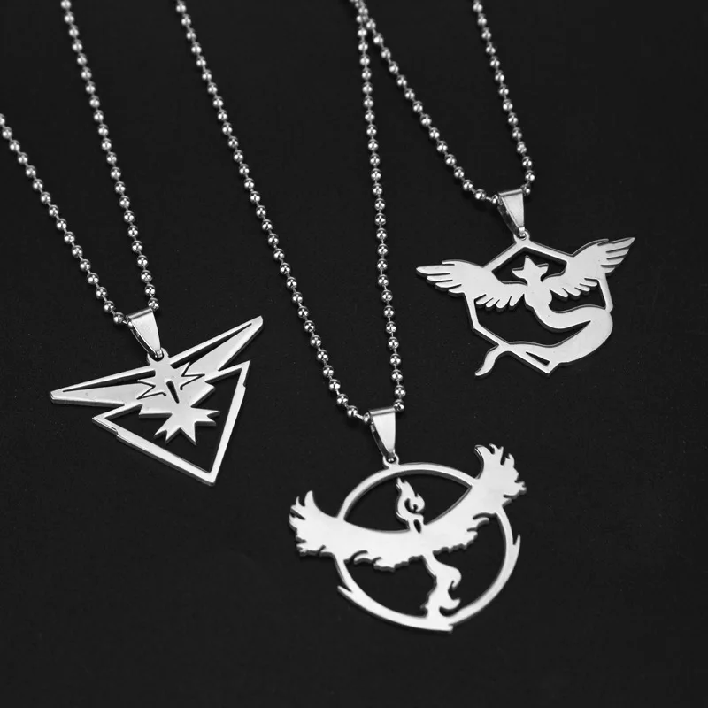 DICARLUN из нержавеющей стали ожерелье с изображением покемонов карман чудовище