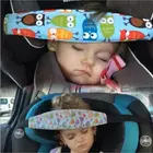 Детский ремень безопасности для автомобиля, регулируемый манеж, фиксатор головы для сна, подушка безопасности