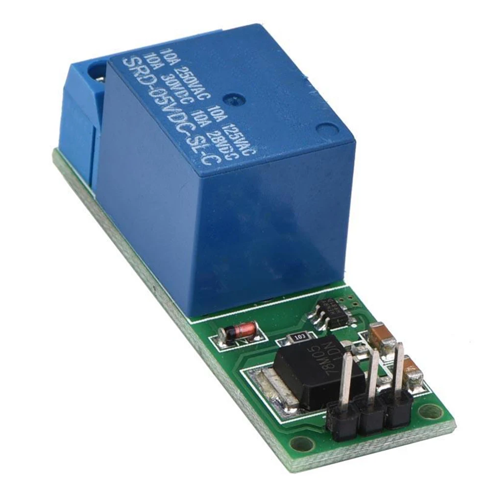 

1PC IO25B01 6-24V Flip-Flop Latch Relay Module Bistable Self Locking Switch Low Pulse Trigger Board Tools