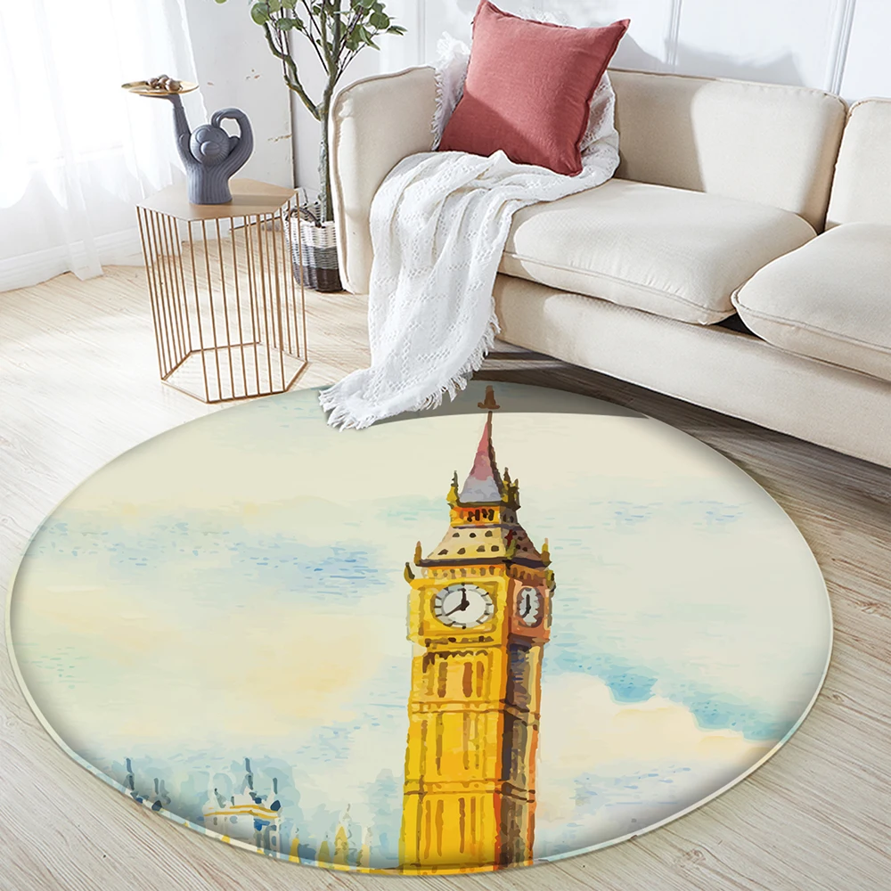 

Лучший фланелевый нескользящий коврик для спальни, коврик с рисунком пейзажа, 3D декор для гостиной, ковер, модные ковры в Европейском стиле, ...