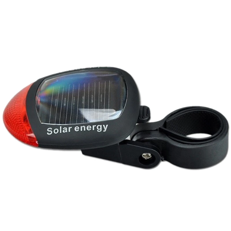 Задний фонарь для велосипеда на солнечной батарее водонепроницаемый 2