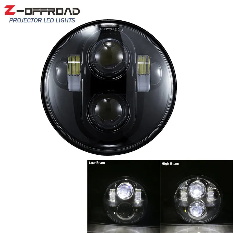 Для Sportster SuperLow 1200T XL1200T/ 72 XL1200V/48 XL1200X/883 XL883/ 883R XL883R 5-3/4 &quot5 75 дюймов светодиодный