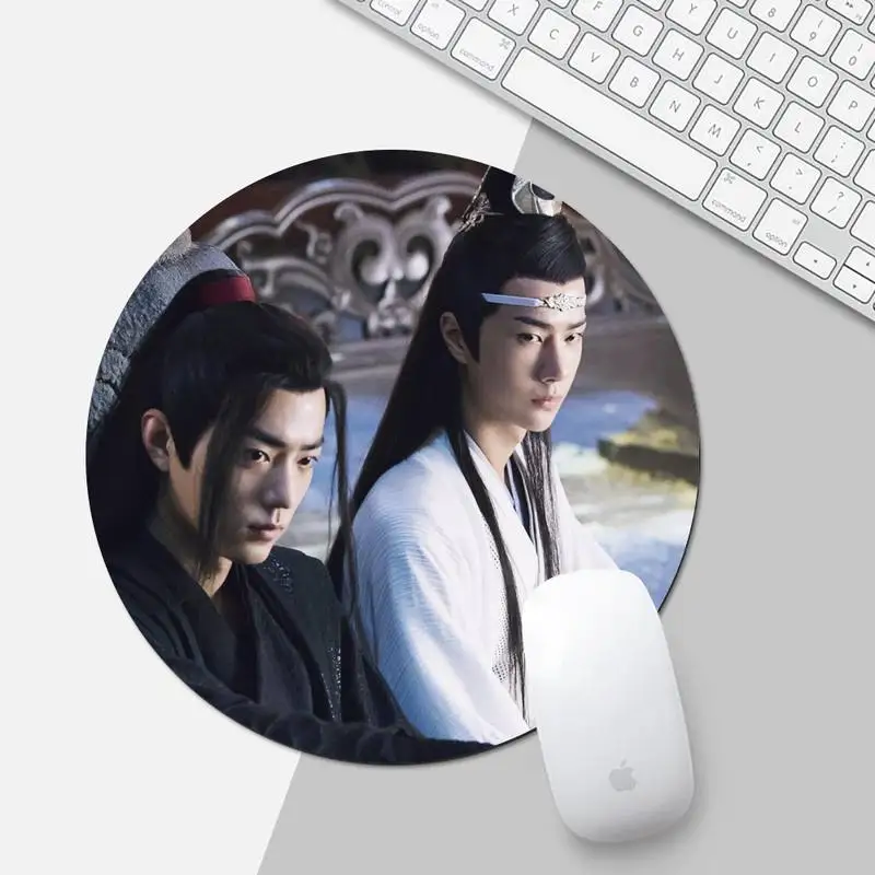 

chenqingling Rubber PC Computer Gaming mousepad Desk Table Protect Game Office Work Round Mouse Mat pad XL Non-slip